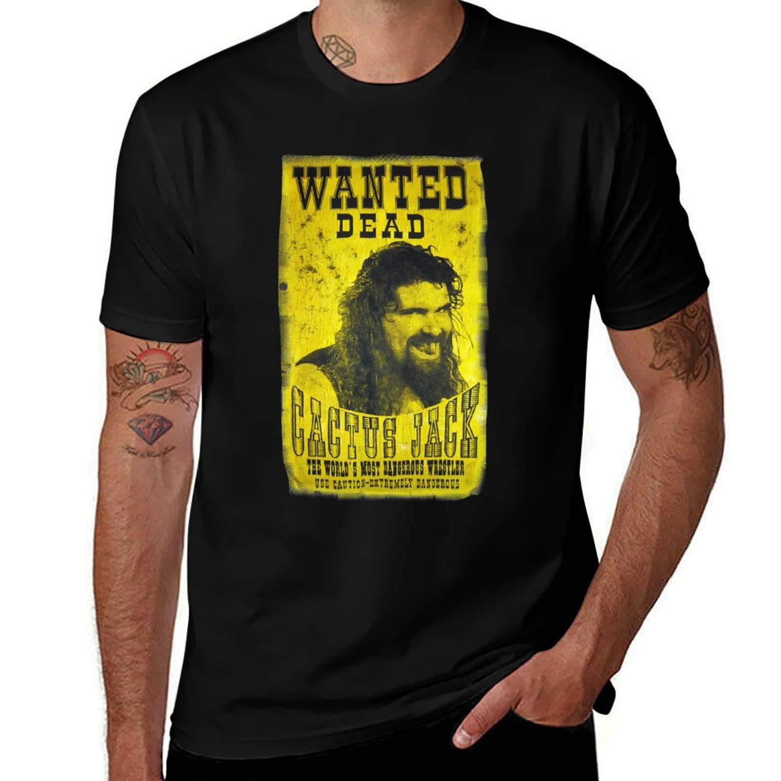 Cactus Jack Tee - Koszulka Cactus Jack Essential, czarna, bawełniana,