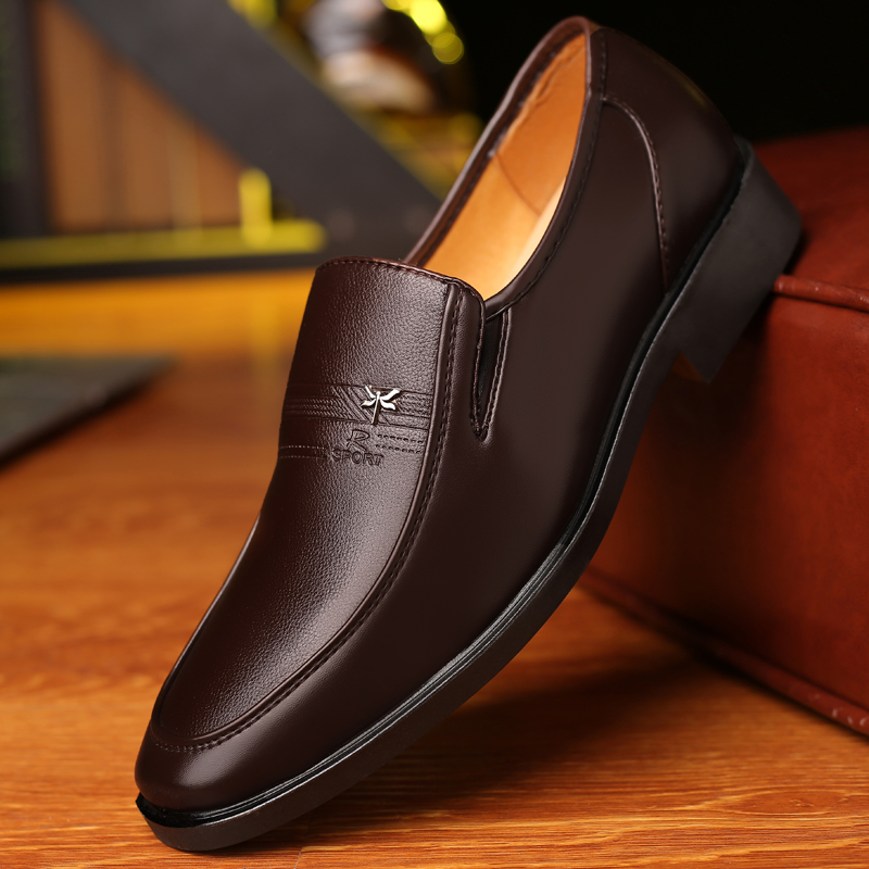 Skórzane buty męskie buty bizn – Streetwear Brand Luxury recenzja i cena